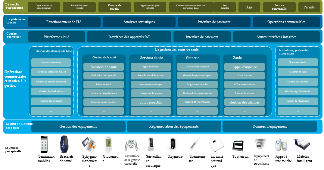 Plateforme de services médicaux de soins institutionnels